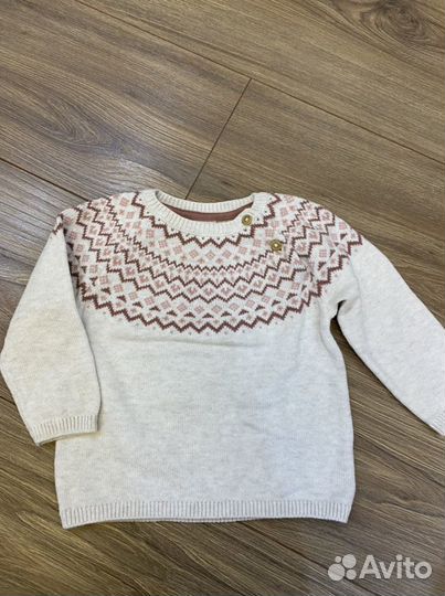 Вязаный комплект для девочки HgM 68 размер