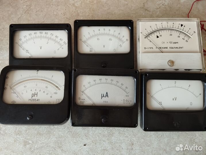 Электроизмерительные приборы времен СССР