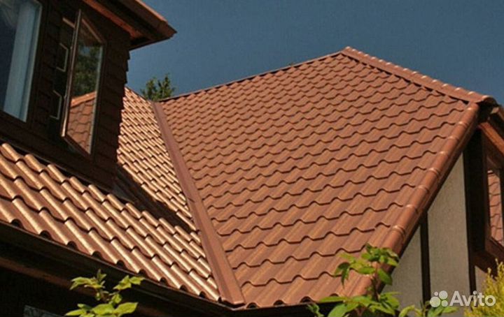 Вальмовая металлочерепица