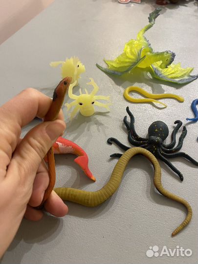 Игрушки тянучки пакетом желейные