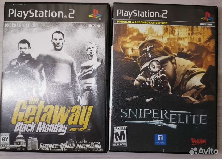 Игровые диски на ps2