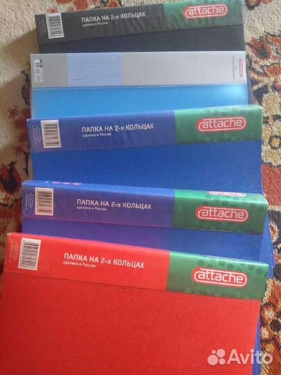 Папка на кольцах с файлами