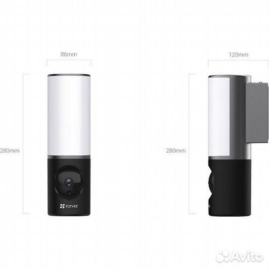 Wi-Fi камера-прожектор Ezviz LC3