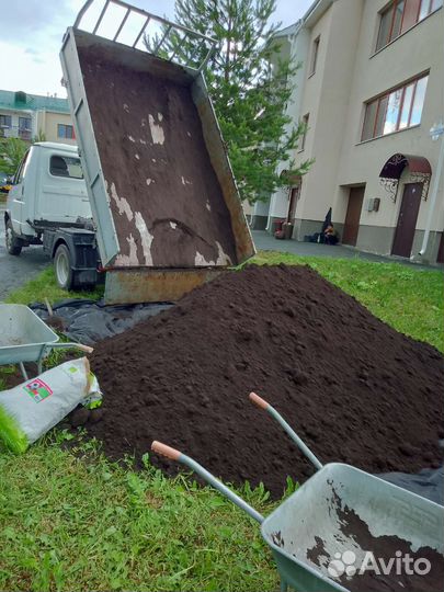 Чернозем, торф, навоз, щебень песок, пгс,дрова