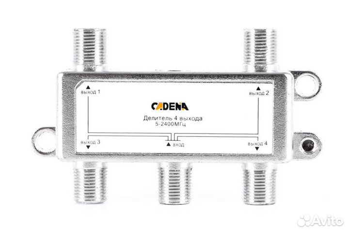 Делитель 1:4 ssah-408F (5-2400Mhz) DC