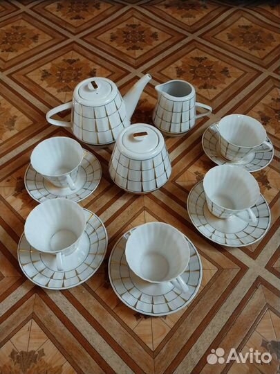 Чайно кофейный сервиз вербилки