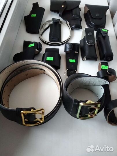 Амуниция из натуральной кожи