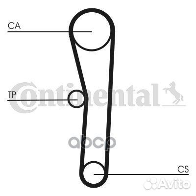 Ремень зубчатый CT1008 CT1008 ContiTech