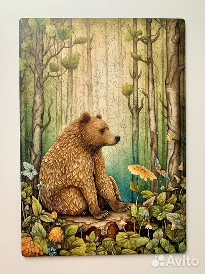 Лесные животные. Деревянный пазл