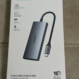 USB-концентратор ugren на 4 USB Type-C