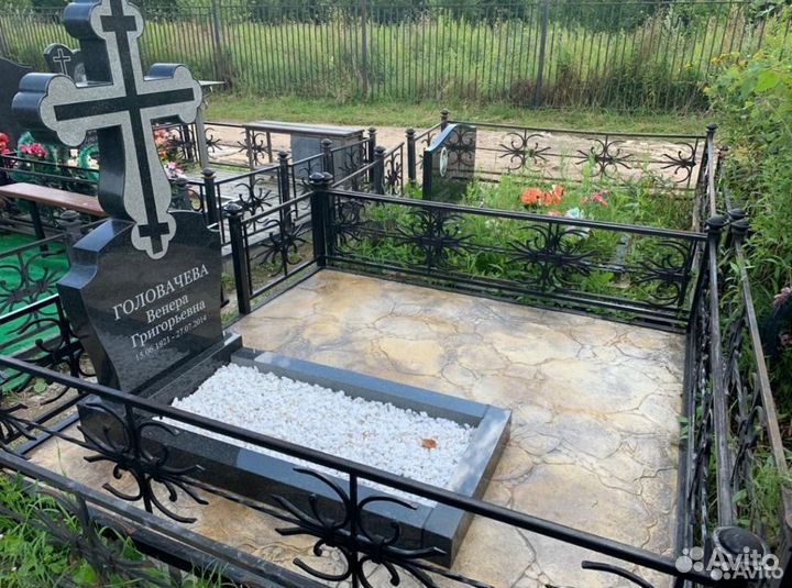 Изготовление памятников и благоустройство