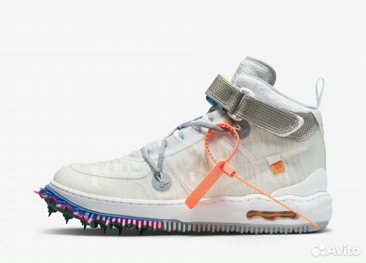 Кроссовки Off white x Nike air force 1 mid sp, 2 р