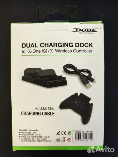 Док станция Dobe Dual Charging Dock (TYX-532)