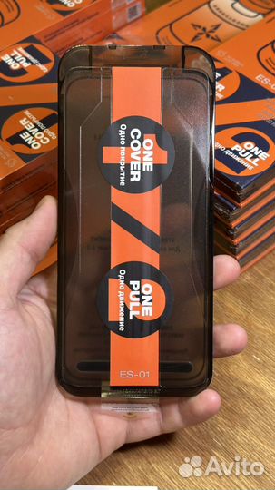 Защитное стекло Remax ES-01 с аппликатором