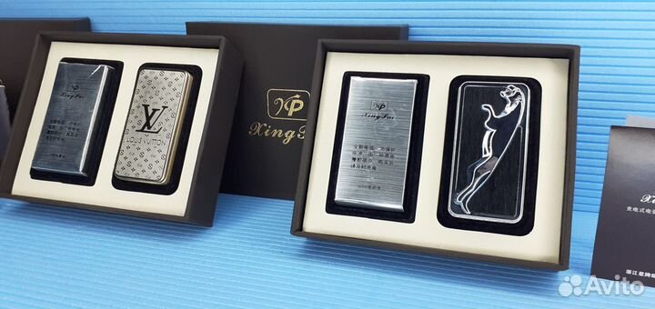 Зажигалка электронная двойная дуга USB Брендовые