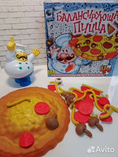 Балансирующая пицца (развивающая игра)