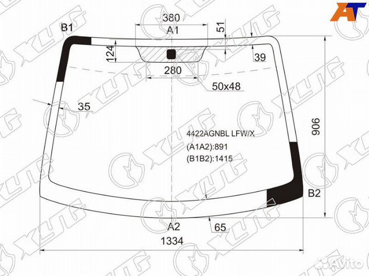 Лобовое стекло на Kia Picanto 04-11г