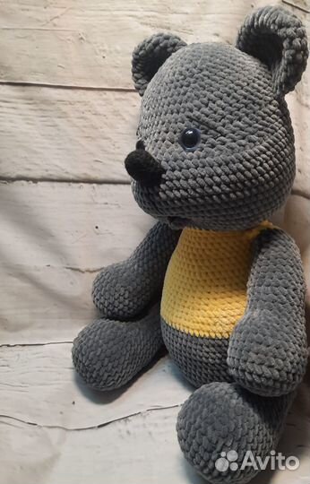 Вязаный медведь Топтыжкин