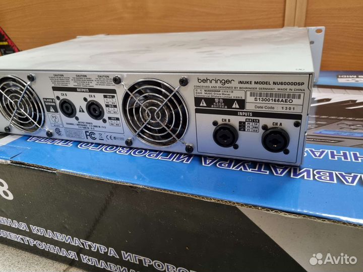Усилитель звука behringer inuke NU6000DSP