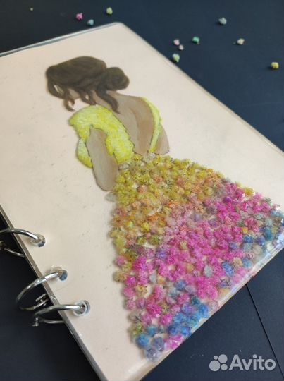 Блокнот из эпоксидной смолы 