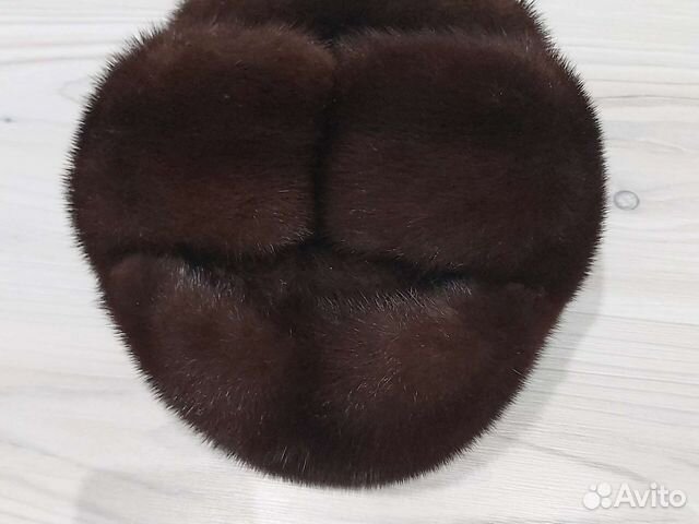 Норковая шапка мужская новая