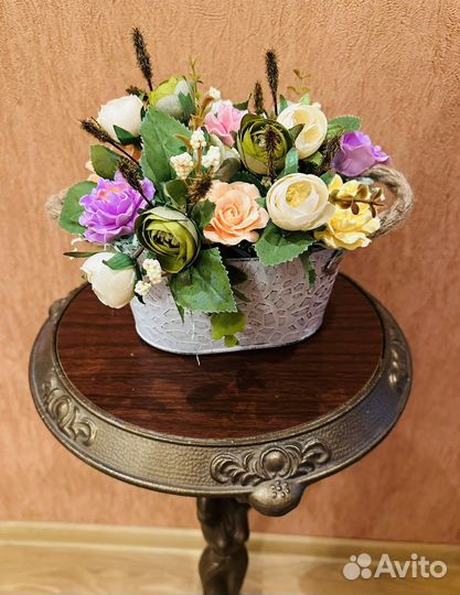 Букет цветов из мыла