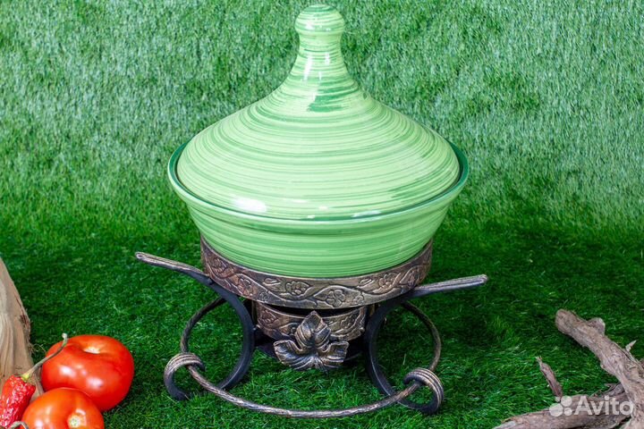 Марокканский тажин Летний лес на подставке Кебаб