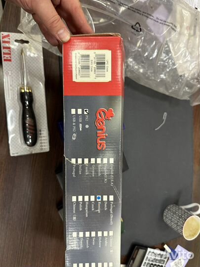 Беспроводные клавиатура и мышь genius