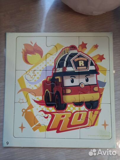 Пазл 4 в 1 Поли Робокар