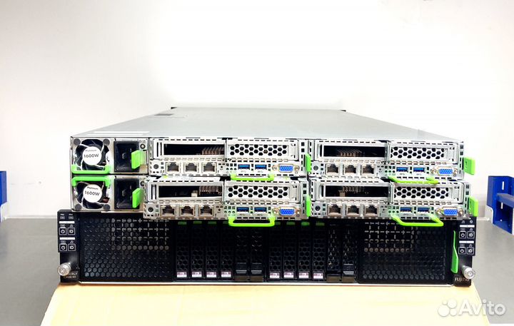 Сервер twin на 8 Xeon v3/v4 Fujitsu CX400 CX2550