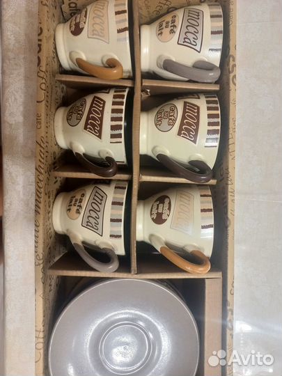 Керамический кофейный сервиз