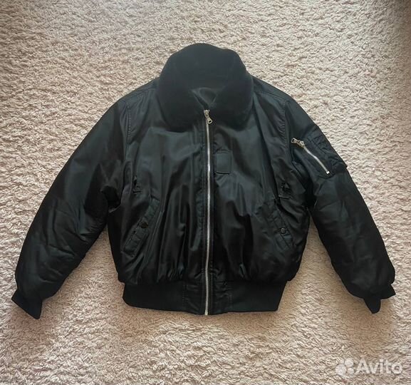 Тёплый бомбер b-15