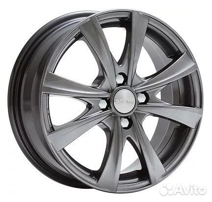 R15 4x100 6J ET46 D54,1 Скад Мальта графит