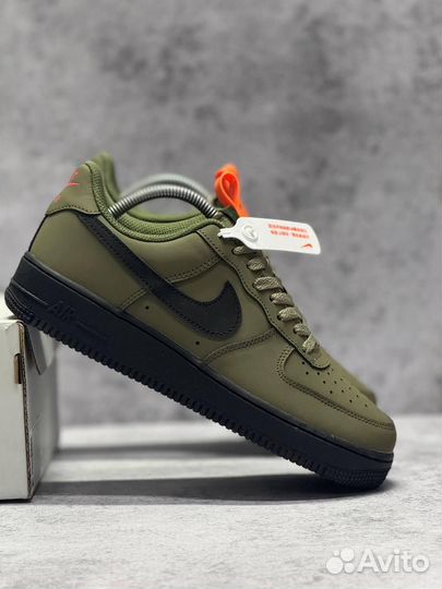 Кроссовки Nike Air Force 1 Medium Olive (Арт.20414)