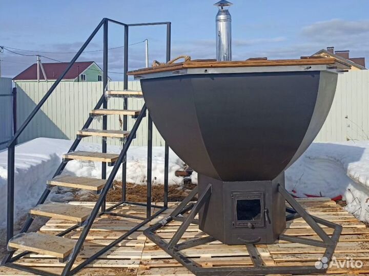 Банный Чан из высококачественной стали