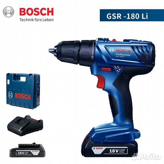 Шуруповёрт Bosch GSR 180-Li (новые оригинал)