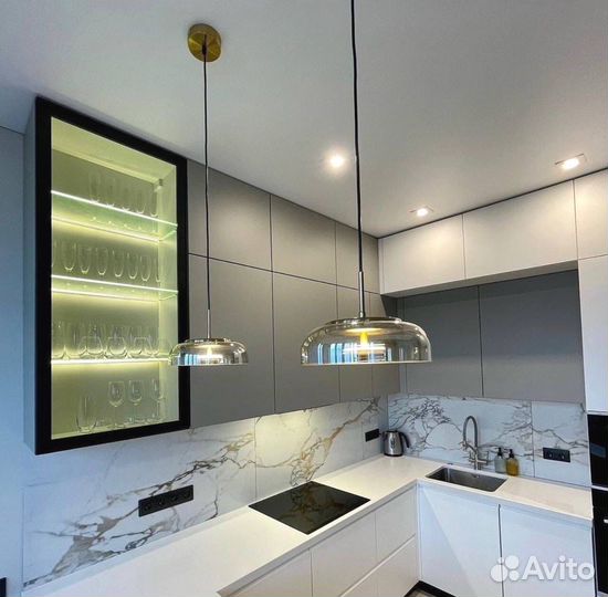 Кухонный гарнитур п образный от производителя на заказ