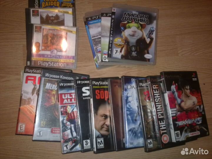 Игры для Sony Playstation Диски PS1, PS2