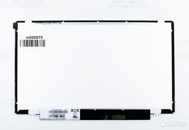 TN матрица NT140WHM-N41 V8.1 30 Pin eDP 1366x768