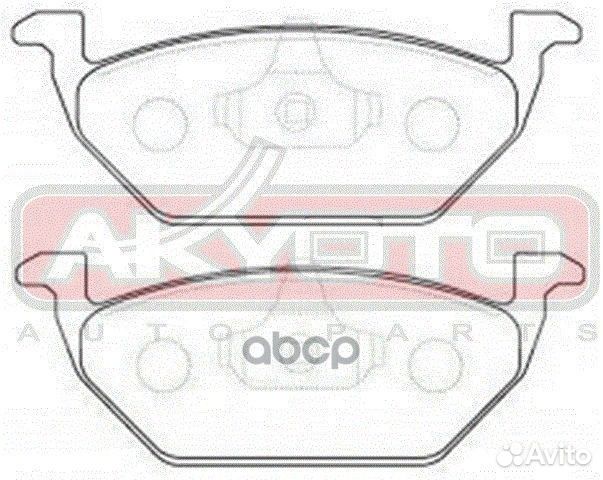 Колодки тормозные дисковые перед AKD1304 akyoto
