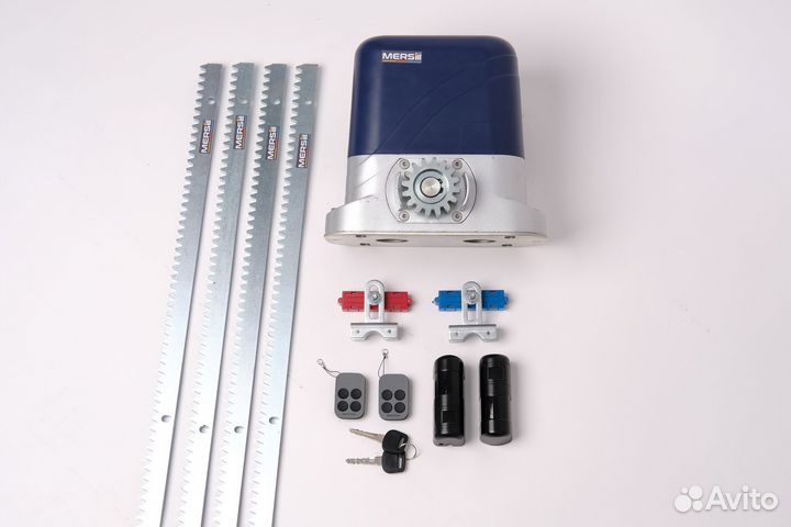 Привод для откатных ворот mersiii C-600, с рейкой