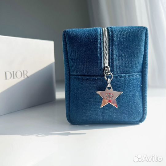 Косметичка джинсовая Dior gift оригинал