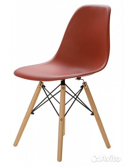 Стул в стиле eames DSW,кирпичный