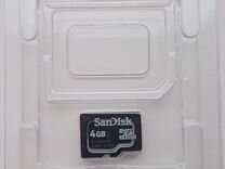 Micro SD флэш-карта SanDisk 4Гб