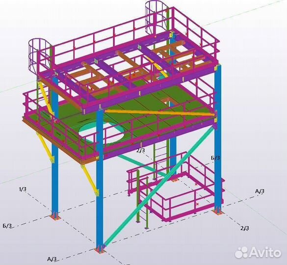 Разработка чертежей кмд для металлоконструкций