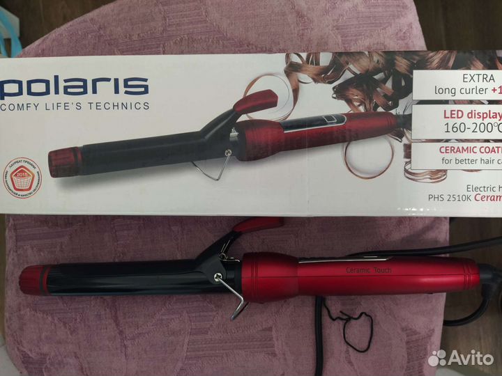 Электрощипцы, плойка для волос Polaris