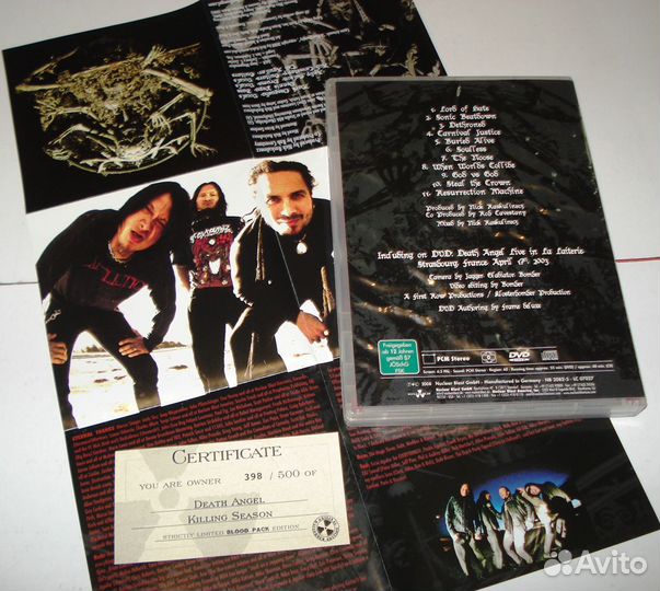 Death Angel Killing Season (Blood Pack CD/DVD)