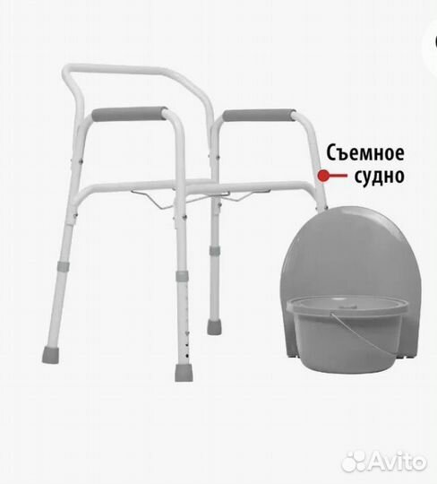 Стул с санитарным оснащ. (без колес) ortonica ту1