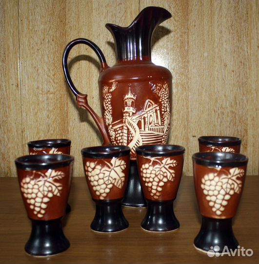 Винный набор (кувшин и 6 бокалов)