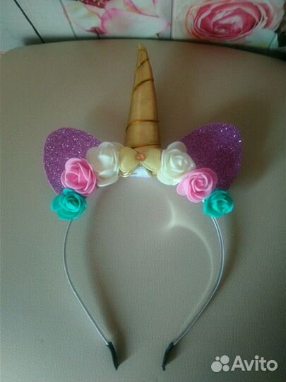 Ободки корона, цветы, рябина, бантики и другие